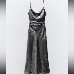 🩶🩶FOIL PRINTED MIDI DRESS 🩶🩶